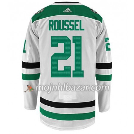 Dresovi Dallas Stars ANTOINE ROUSSEL 21 Adidas Bijela Authentic - Muške Dresovi Dallas Stars ANTOINE ROUSSEL 21 Adidas Bijela Authentic - Muške